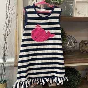 Boutique Whale Dress Sz 7/8